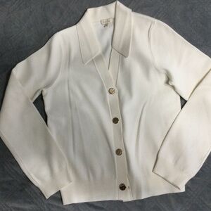 Laura Cardigan, cream, size Medium